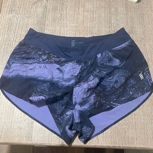 Second Skin Abstract Print‎ Running Active Athletic Shorts XL